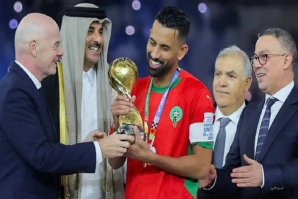 إنفانتينو يهنئ المنتخب المغربي الرديف بالتتويج بكأس العرب 