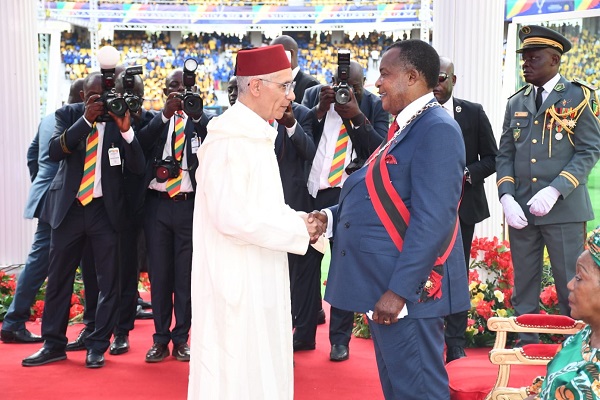 الطالبي العلمي يمثل جلالة الملك في حفل تنصيب رئيس جمهورية الكونغو