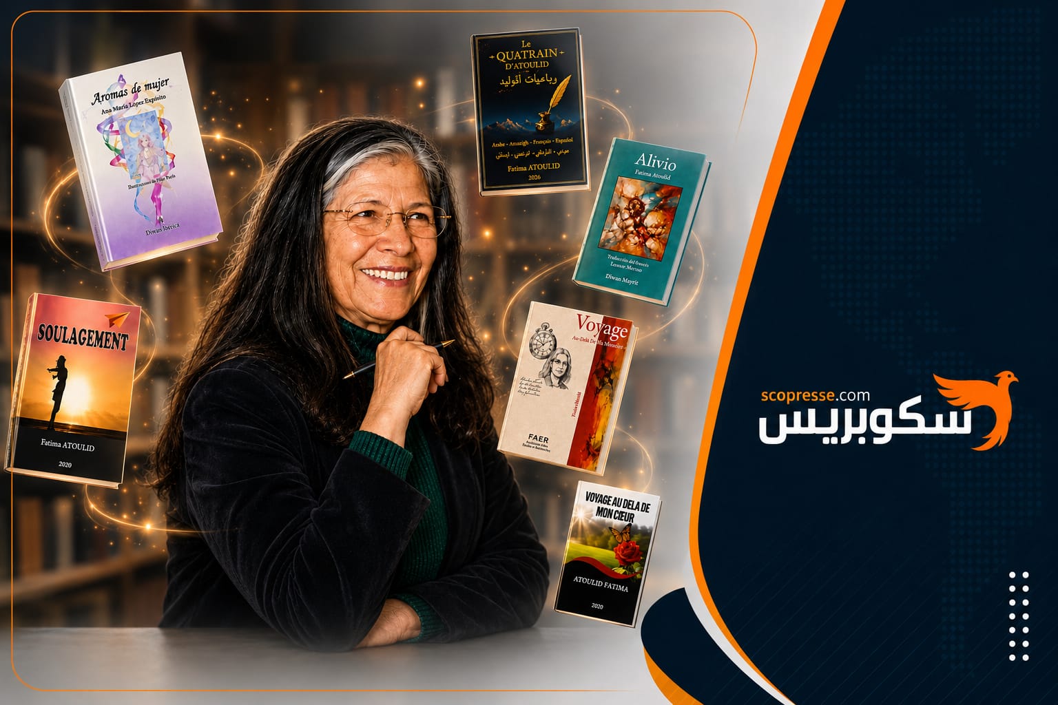 فاطمة أتوليد... رحلة إبداعية حملت نبض الأطلس إلى العالم