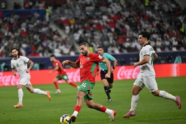 المنتخب المغربي  يحجز تذكرة التأهل إلى المربع الذهبي من منافسات كأس العرب 2025 